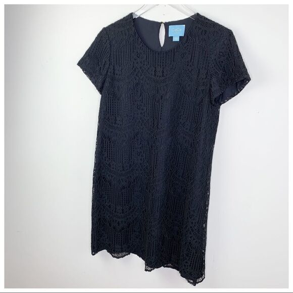 CeCe‎ by Cynthia Steffe Black Lace Mini Dress - Picture 2 of 13